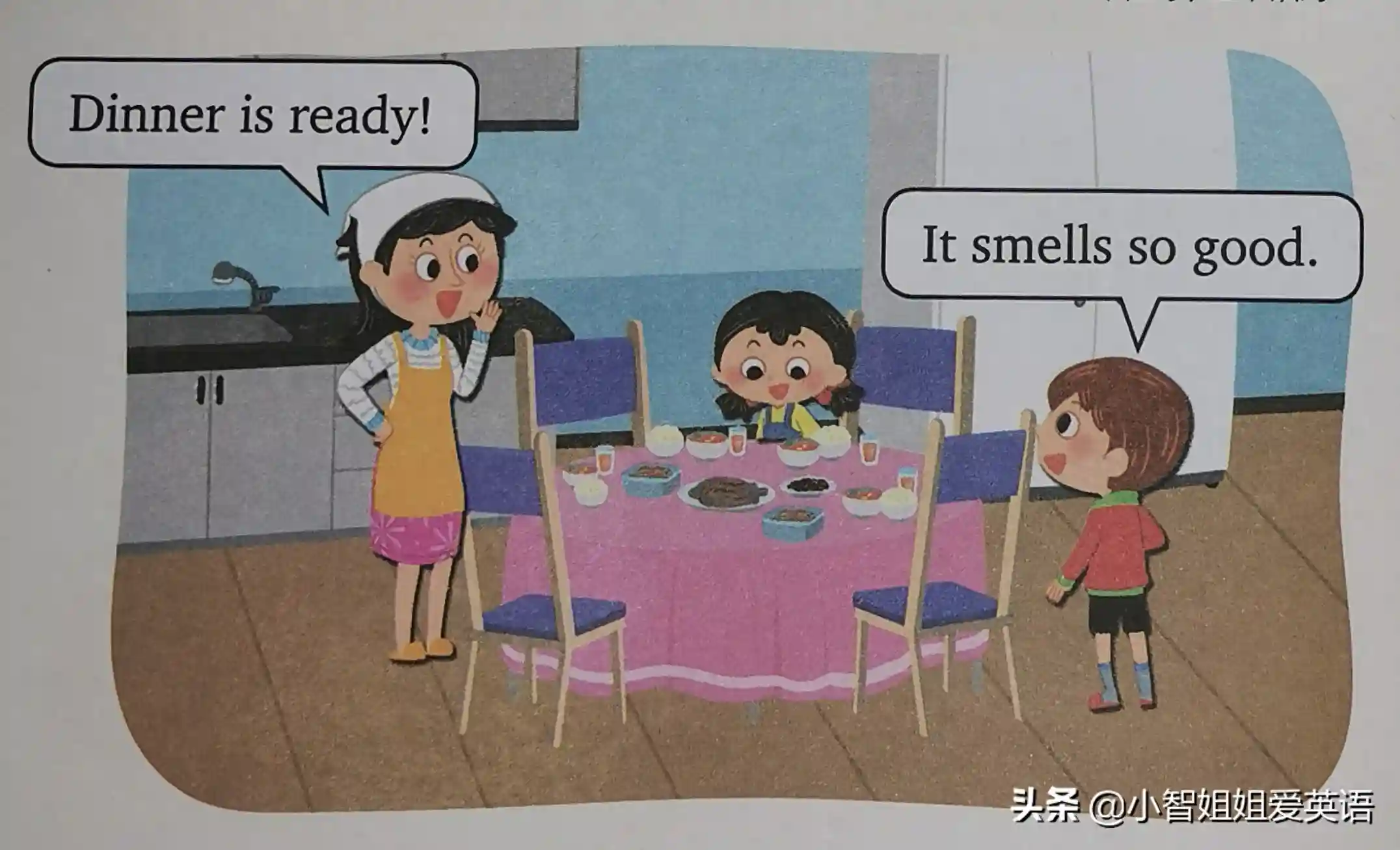美国家庭万用亲子英文：Part 1 从起床到睡觉—22吃晚饭
